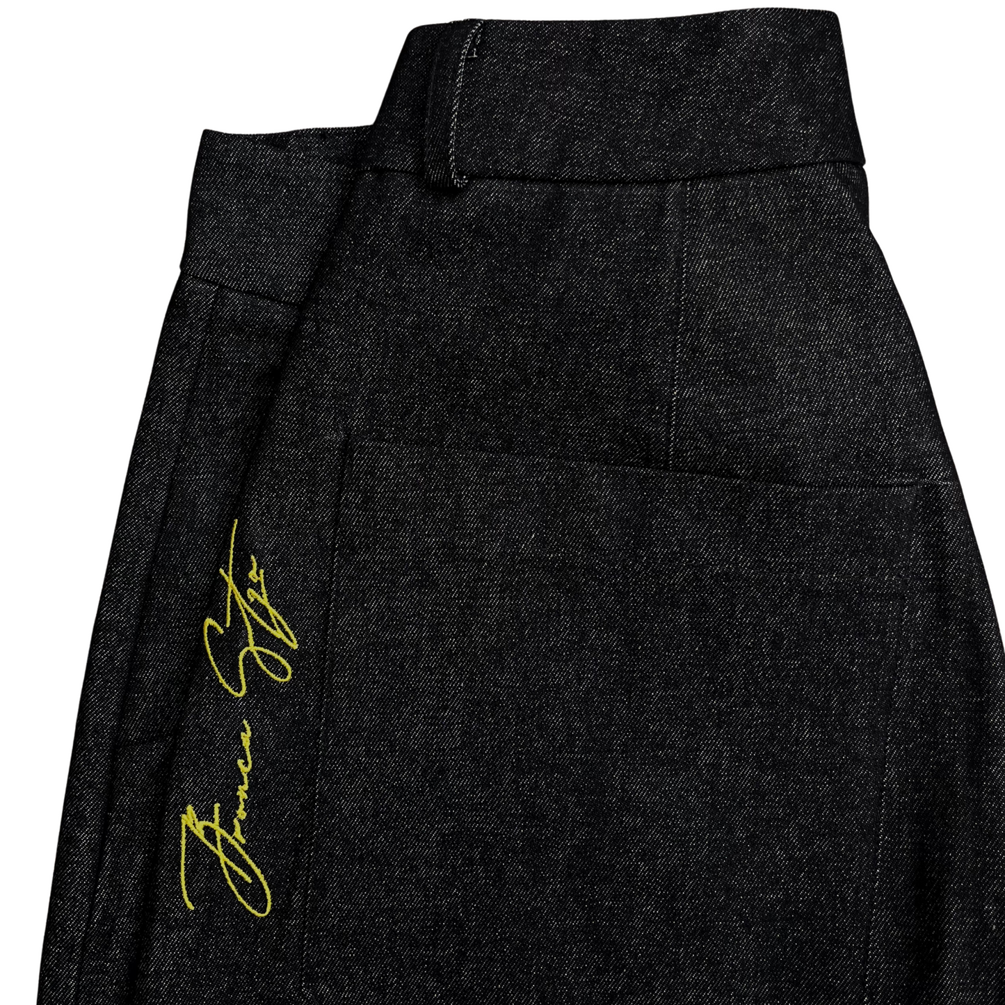 Pantalón 01 Negro Bordado