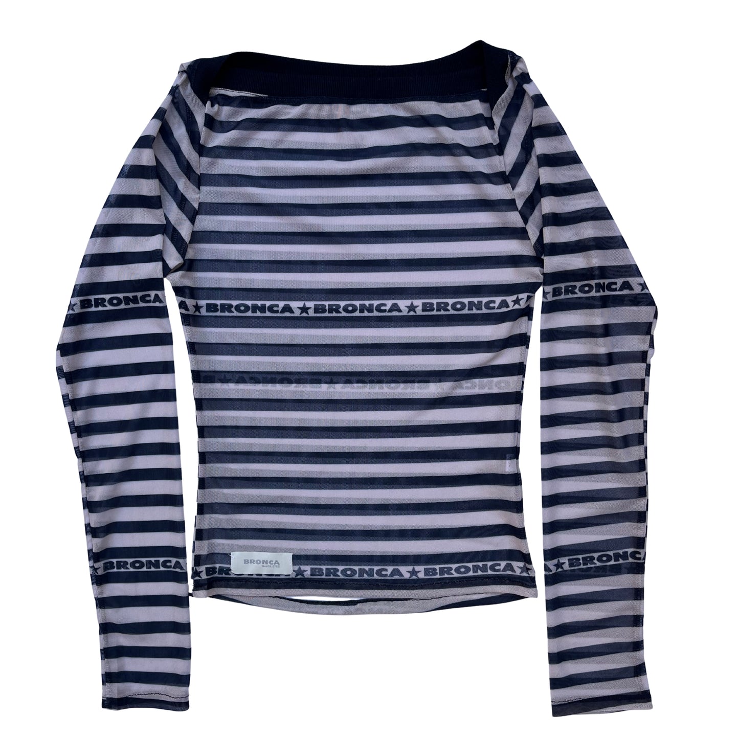 Polera 03 Rayas Negra