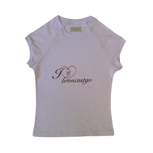 Baby Tee I <3 Bronca