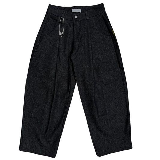 Pantalón 01 Negro Bordado