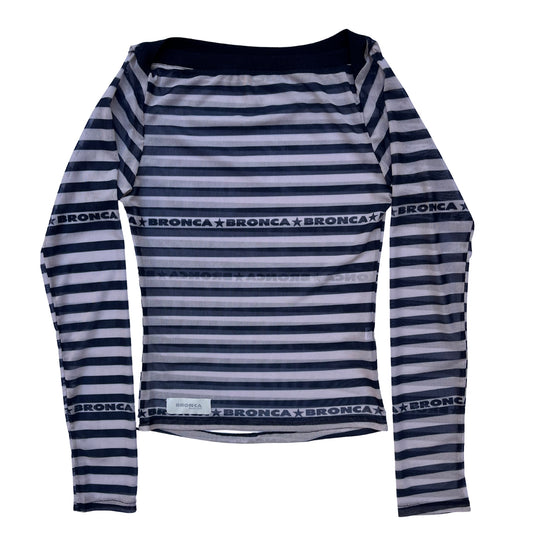 Polera 03 Rayas Negra